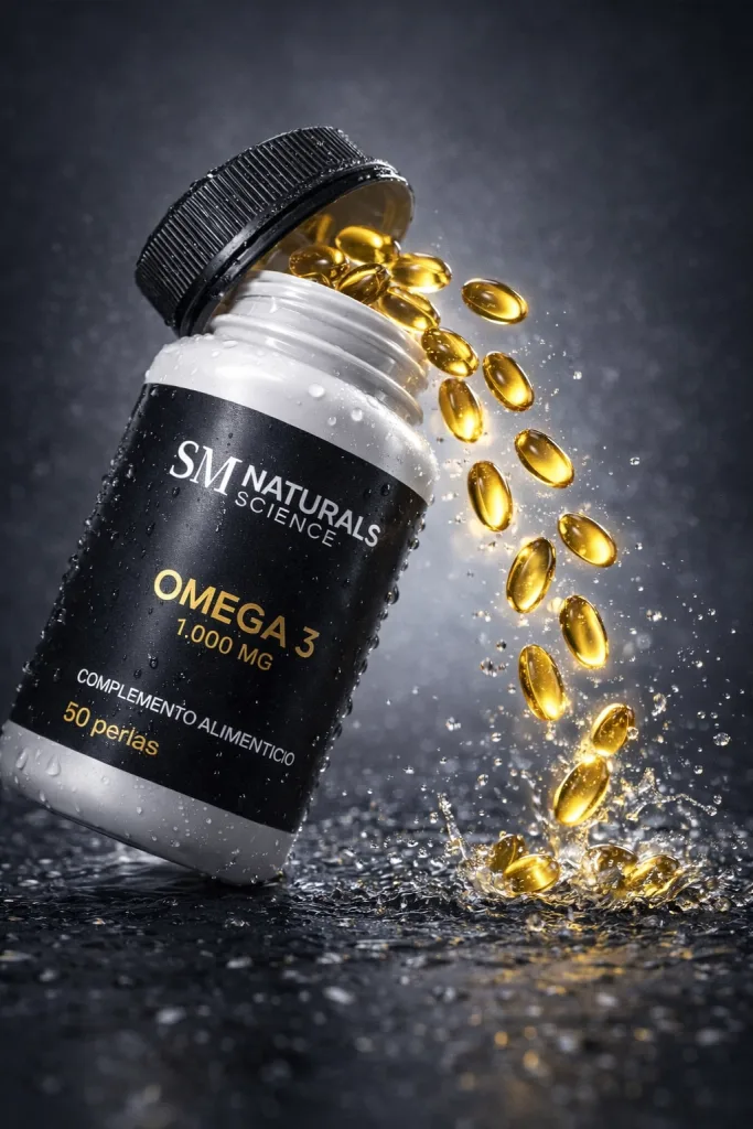Omega 3 1000 mg 50 perlas - SM NATURALS SCIENCE